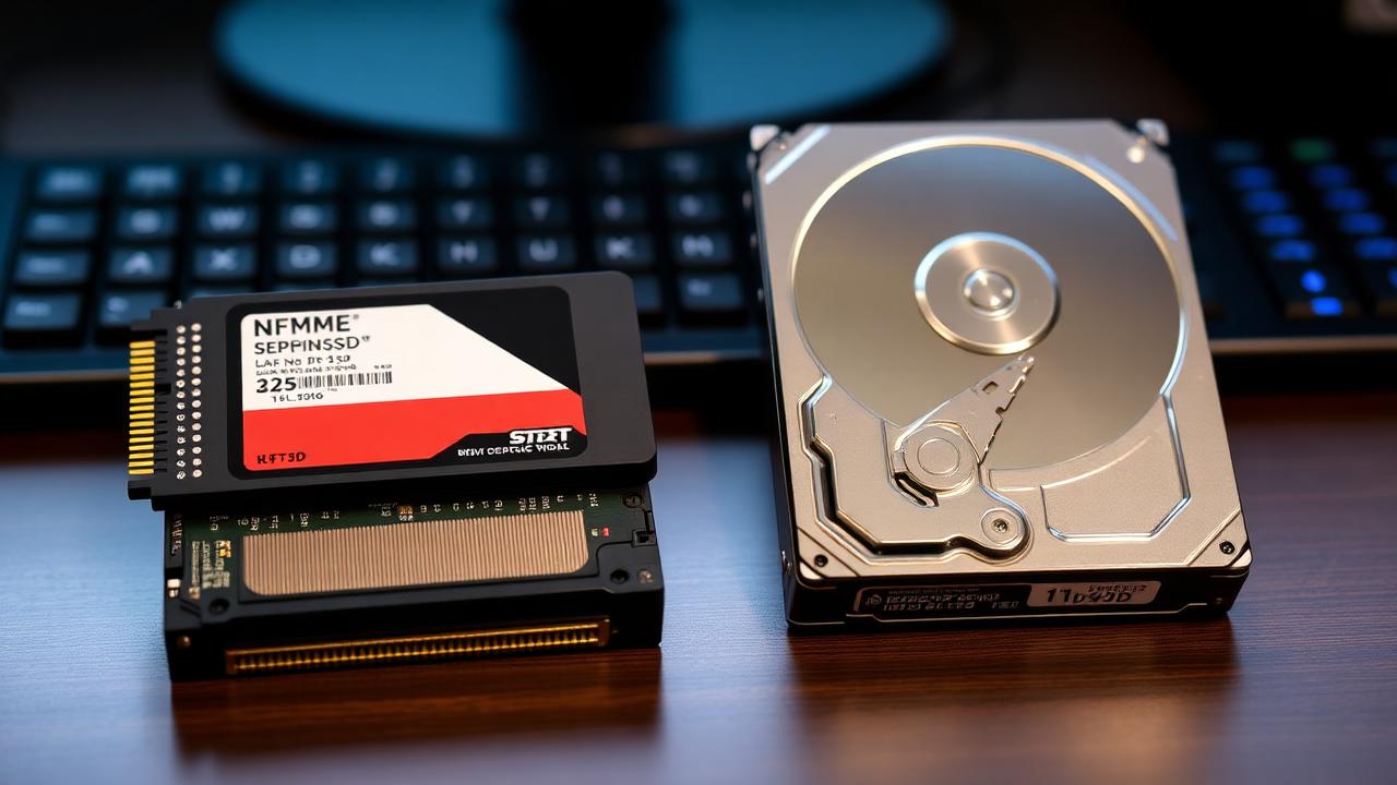 Comparació entre un SSD NVMe i un disc dur HDD